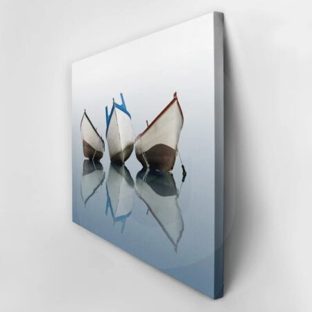 Πινακας σε καμβά BOATS ON CALM WATER - Βαρκες και Καραβια Sticky 3
