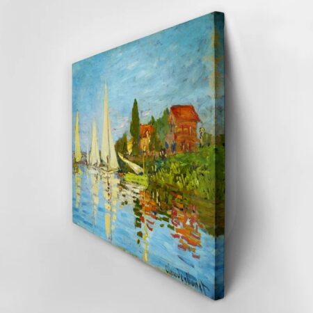 Πινακας σε καμβά MONET - REGATTA AT ARGENTEUIL - Monet Claude Sticky 3