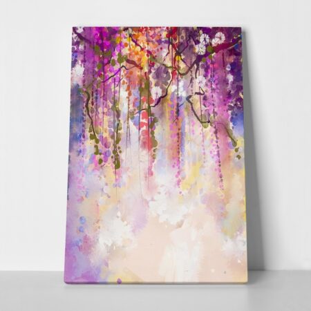 Πινακας σε καμβά HANGING FLOWERS - 30cm x 40cm