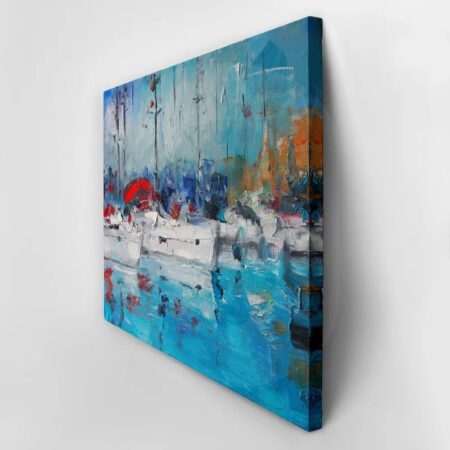 Πινακας σε καμβά ITALIAN SAILBOATS - Λιμανια Sticky 2