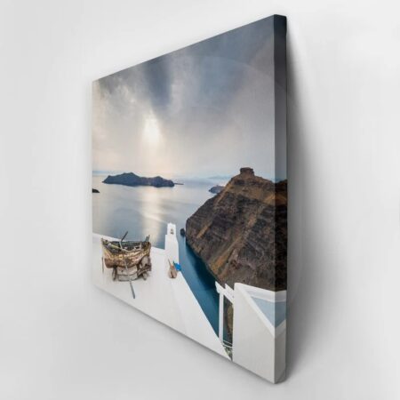 Πινακας σε καμβά BEAUTIFUL SUNSET ON SANTORINI ISLAND GREECE - Νησια Sticky 2