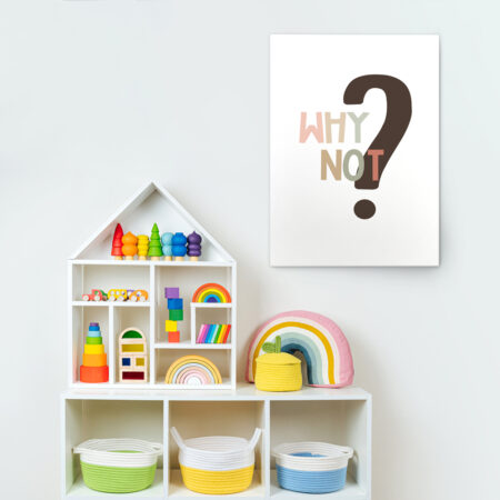 Πινακας σε καμβά WHY NOT - 30cm x 40cm