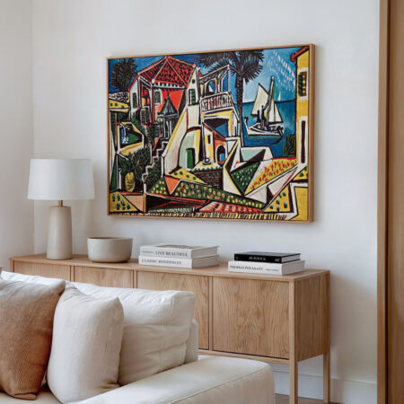 Πινακας σε καμβά PICASSO - MEDITERRANEAN LANDSCAPE - 40cm x 30cm