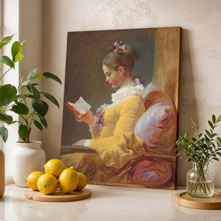 Πινακας σε καμβά FRAGONARD - THE READER - 30cm x 40cm
