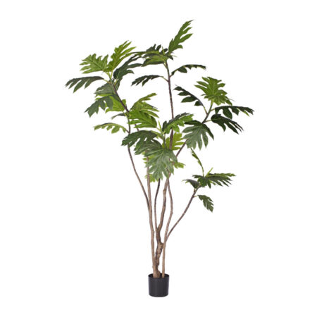 BREADFRUIT TREE ΔΕΝΤΡΟ ΤΕΧΝΗΤΟ ΣΕ ΓΛΑΣΤΡΑ 240 PE ΠΡΑΣΙΝΟ ΜΕΤΑΞΩΤΟ ΥΦΑΣΜΑ