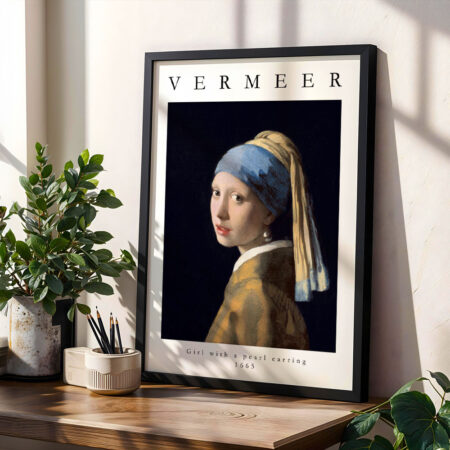 Πόστερ VERMEER - GIRL WITH A PEARL EARRING - 21cm x 30cm