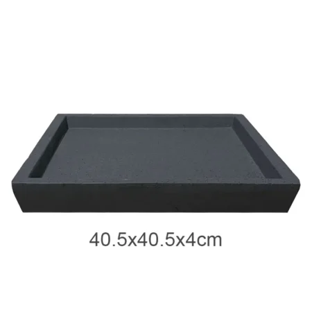 ΠΙΑΤΟ FIBER CLAY ΑΝΘΡΑΚΙ ΓΡΑΝΙΤΗ ΤΕΤΡΑΓΩΝΟ ΓΙΑ ΚΑΣΠΩ - 40.5x40.5x4cm