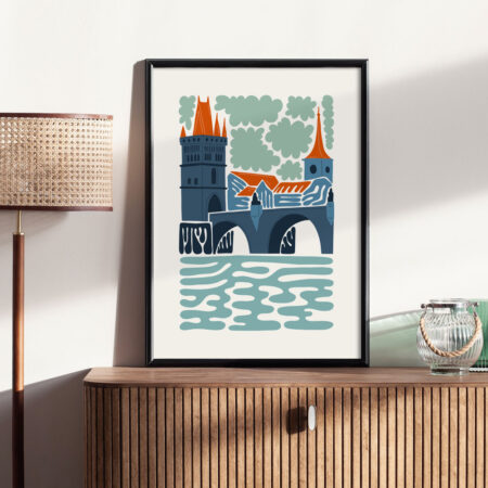 Πόστερ ABSTRACT LONDON BRIDGE - 21cm x 30cm