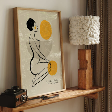 Πόστερ DONT BE A LADY BE A LEGEND 2 - 21cm x 30cm