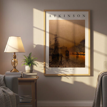 Πόστερ JOHN ATKINSON - GREENOCK DOCK - 21cm x 30cm