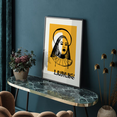 Πόστερ LADYLIKE WOMAN WITH HALO - 21cm x 30cm