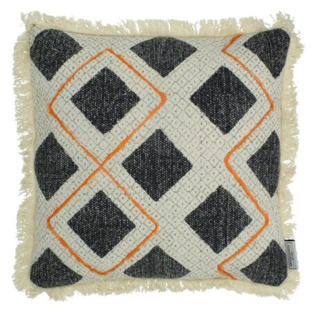 Μαξιλάρι Μαύρο Βαμβακερό 45x45cm - Διακοσμητικά Μαξιλάρια