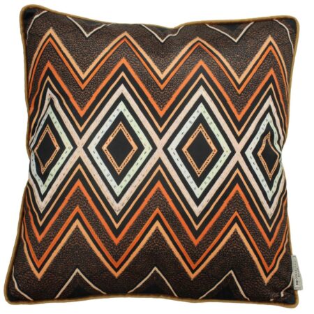 Μαξιλάρι Tribal Φυσικό Βελούδο 45x45cm - Διακοσμητικά Μαξιλάρια