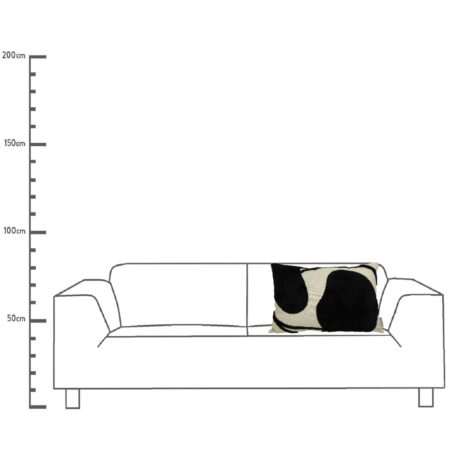 Μαξιλάρι Μαύρο Βαμβακερό 40x60cm - Διακοσμητικά Μαξιλάρια Sticky 4