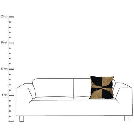 Μαξιλάρι Μπεζ Βαμβακερό 45x45cm - Διακοσμητικά Μαξιλάρια Sticky 4