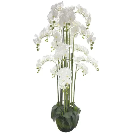 ΦΥΤΟ ΟΡΧΙΔΕΑ ΛΕΥΚΟ ΑΝΘΗ REAL TOUCH - Υ168cm