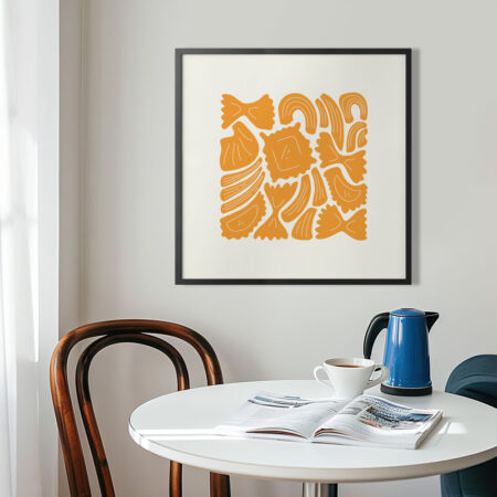 Πόστερ ABSTRACT PASTA - 50cm x 50cm