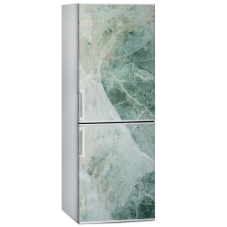 Αυτοκόλλητο ψυγείου GREEN AND BEIGE MARBLE