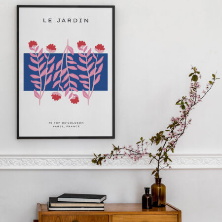 Πόστερ MATISSE STYLE BOTANICAL LE JARDIN FRANCE 2 - 21cm x 30cm