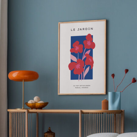 Πόστερ MATISSE STYLE BOTANICAL LE JARDIN FRANCE - 21cm x 30cm