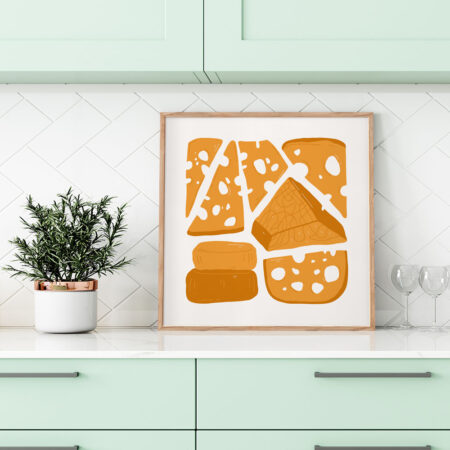 Πόστερ MATISSE STYLE CHEESE - 50cm x 50cm