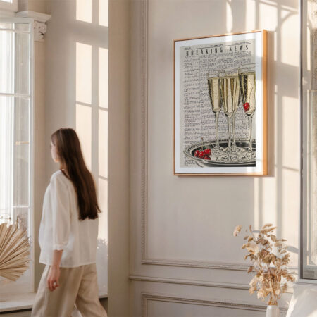 Πόστερ TRENDY CHAMPAGNE - 21cm x 30cm