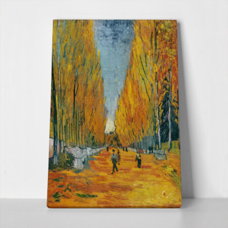 Πινακας σε καμβά VAN GOGH - L'ALLEE DES ALYSCAMPS ARLES - 30cm x 40cm