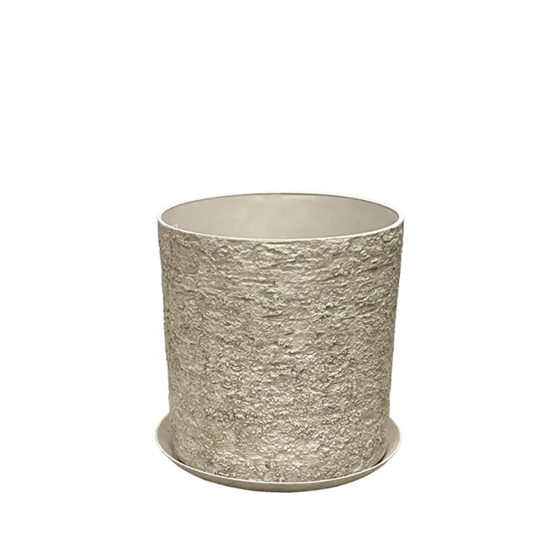 STONE POLYRESIN ΚΑΣΠΩ ΜΕ ΠΙΑΤΟ ΜΠΕΖ ΠΑΛΑΙΩΜΕΝΟ ΦΙΛΝΤΙΣΙ ΜΕΣΑΙΟ - Φ35x36cm