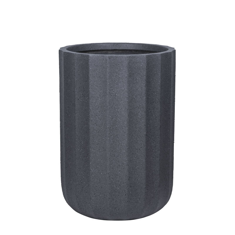 ΚΑΣΠΩ FIBERCLAY ΜΑΥΡΟ ΓΡΑΝΙΤΗ ΚΙΟΝΑΣ ΨΗΛΟ ΜΕΓΑΛΟ - Φ43.5x62cm