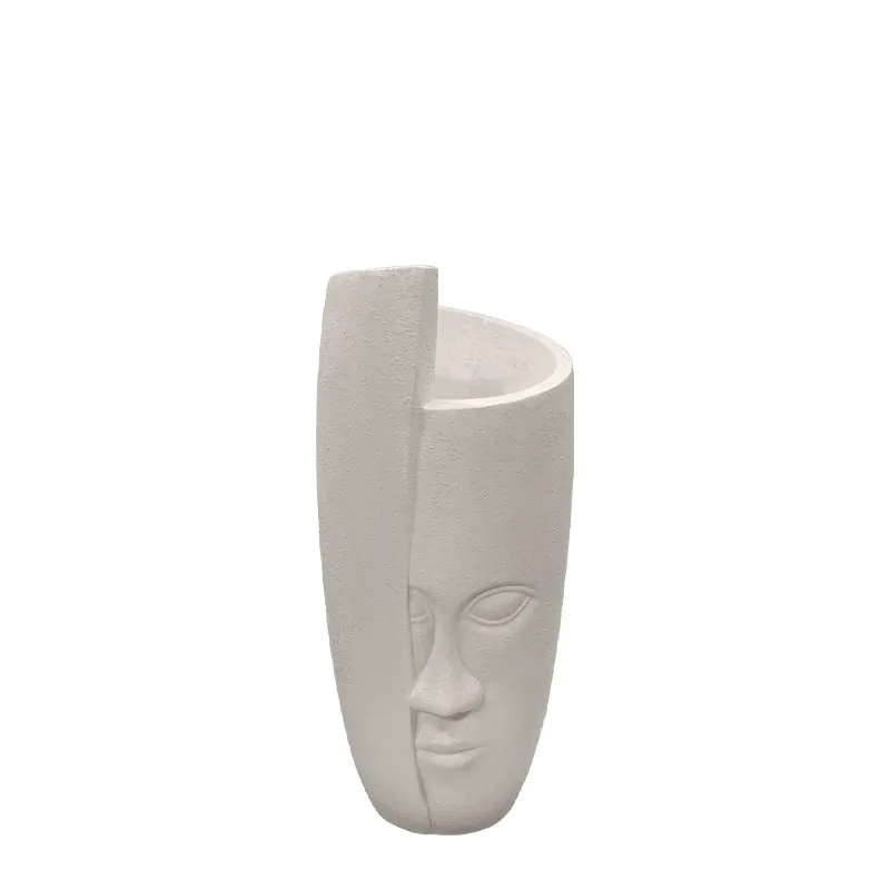 FIBERCLAY ΚΑΣΠΩ ΛΕΥΚΟ ΑΜΜΟΥ ΗΜΙΚΑΛΥΠΤΟΜΕΝO ΠΡΟΣΩΠΟ ΣΤΡΟΓΓΥΛΟ ΜΙΚΡΟ - Φ32x72cm 1/ΚΙΒ