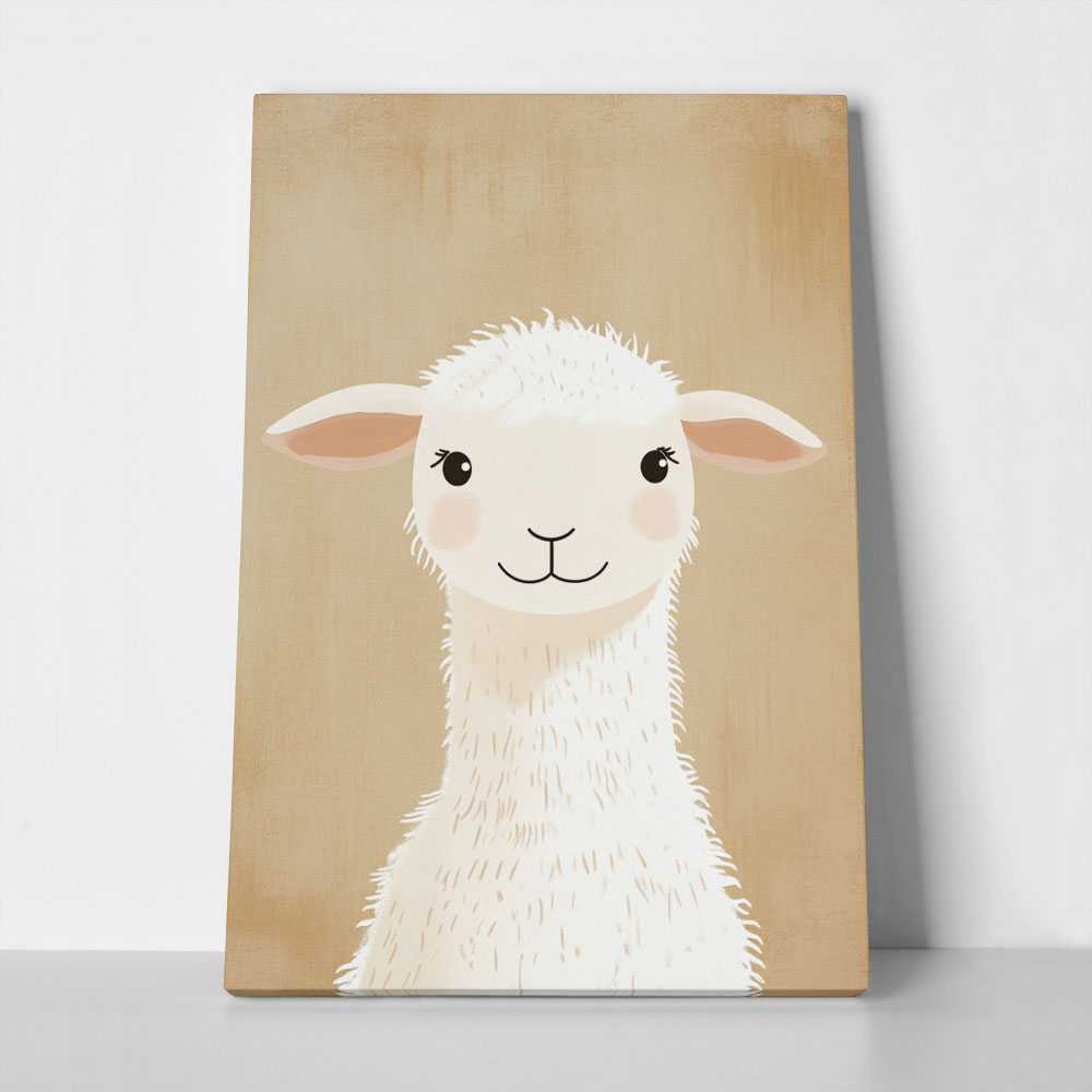 Πινακας σε καμβά HAPPY LAMB