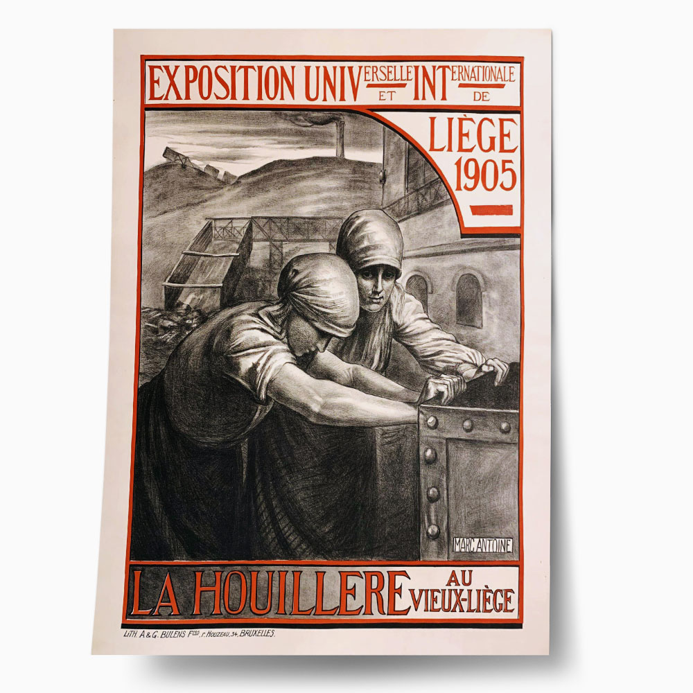 Πόστερ 1905 LIÈGE INTERNATIONAL EXPOSITION IN BELGIUM
