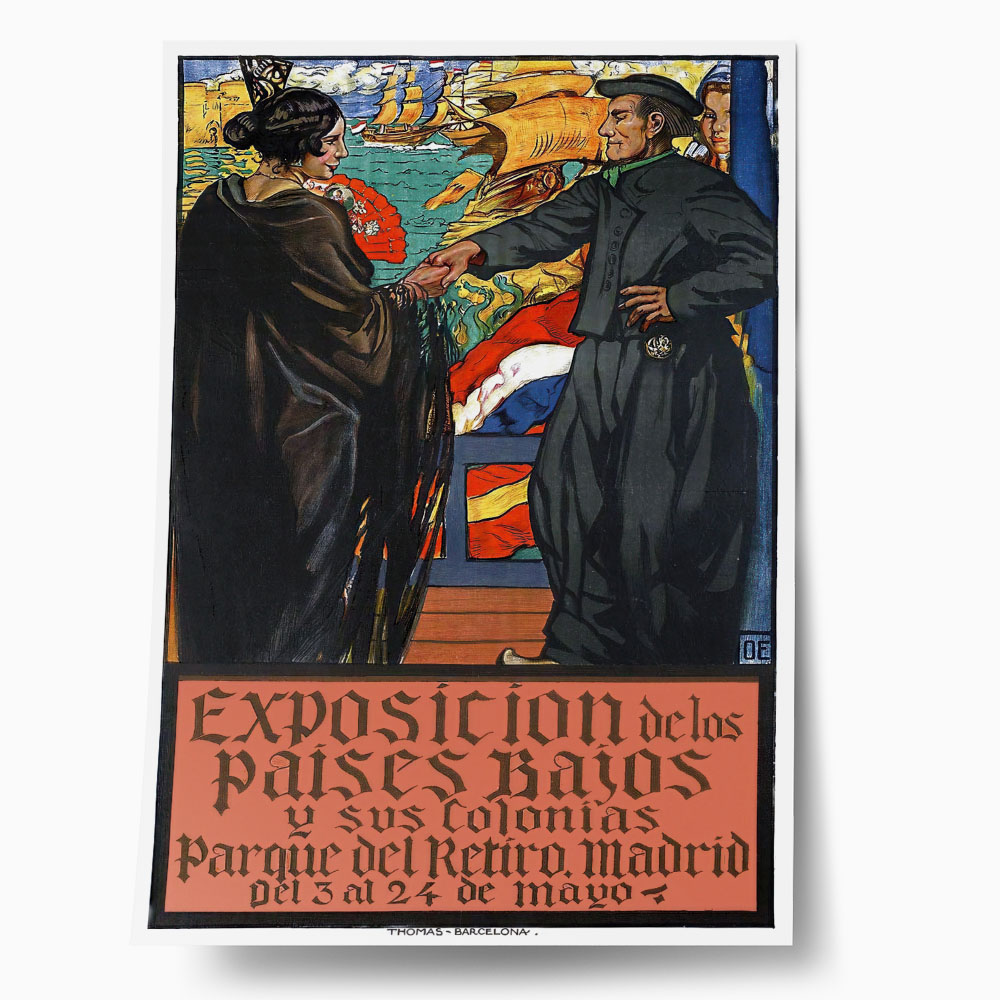 Πόστερ 1921 EXPOSICION DE LOS PAISES BAJOS Y SUS COLONIAS