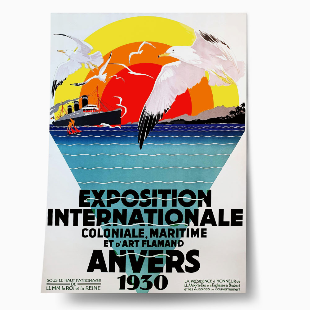 Πόστερ 1930 EXPOSITION INTERNATIONALE COLONIALE