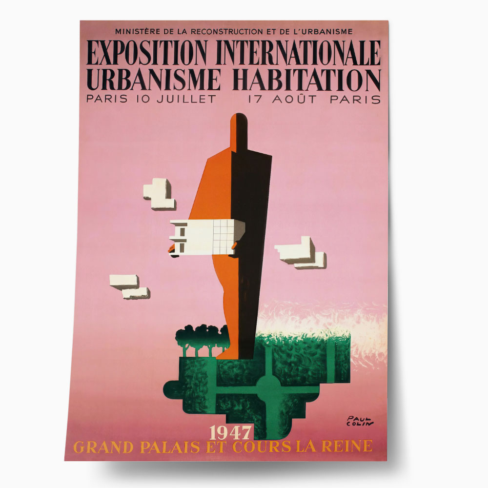 Πόστερ 1947 INTERNATIONAL EXHIBITION OF URBANISM AND HOUSING