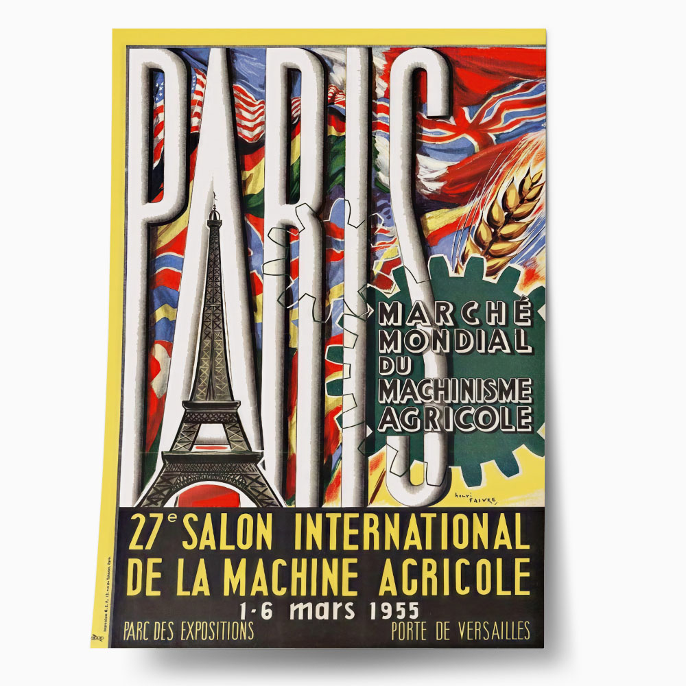 Πόστερ 1955 27TH INTERNATIONAL AGRICULTURAL MACHINERY FAIR