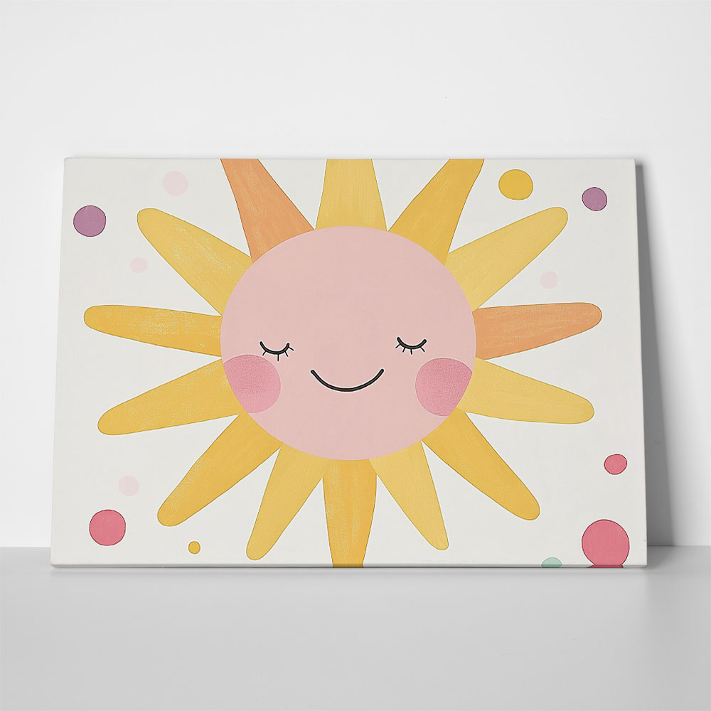 Πινακας σε καμβά HAPPY SUN