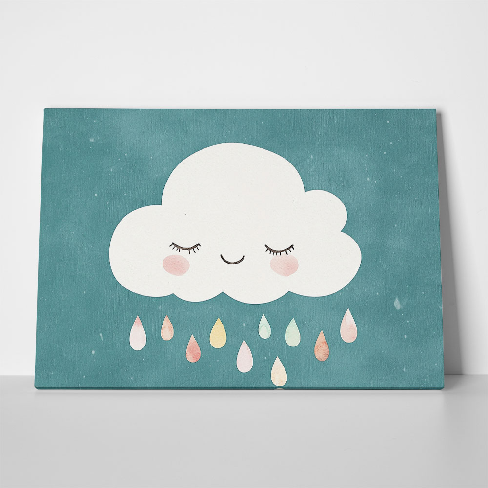 Πινακας σε καμβά RAIN CLOUD