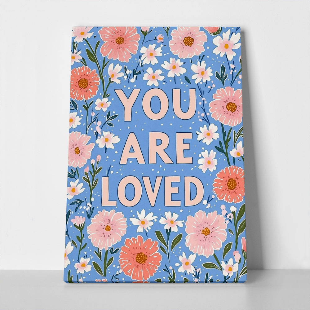 Πινακας σε καμβά YOU ARE LOVED
