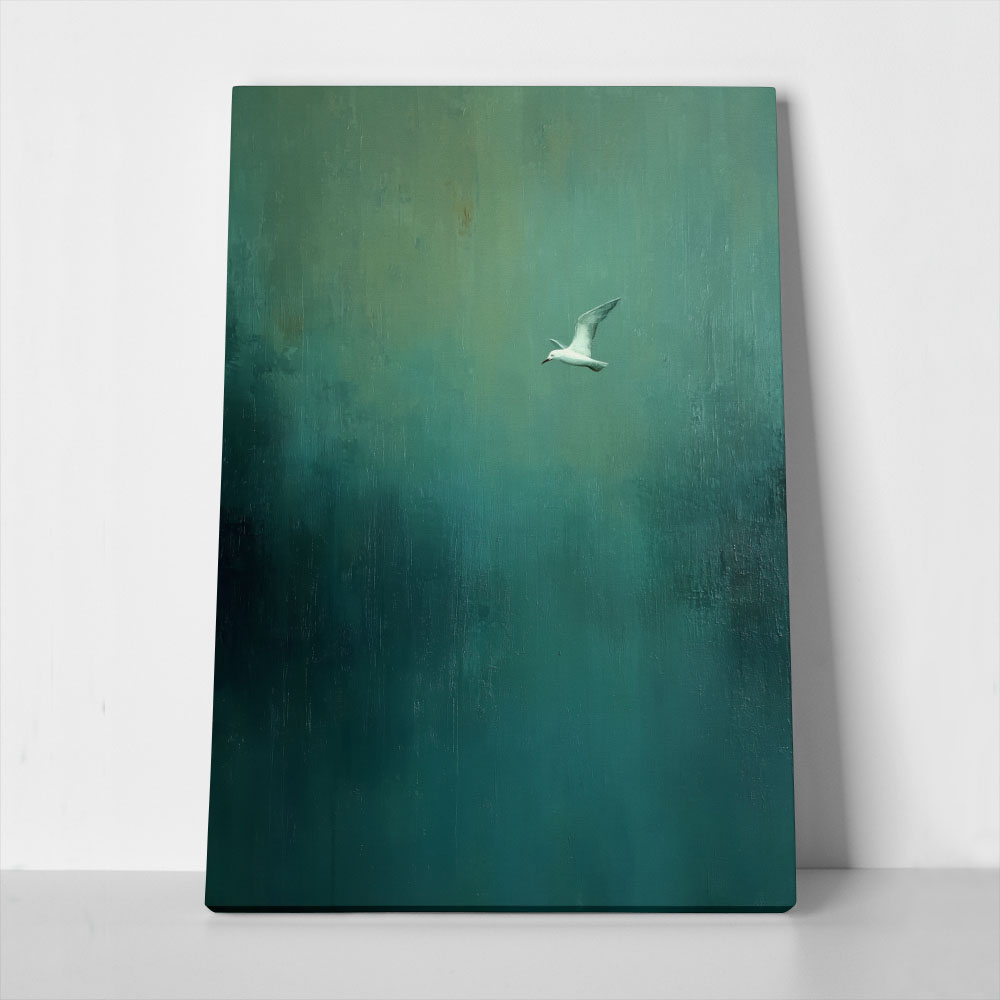 Πίνακας σε Καμβά ABSTRACT FLYING SEAGULL
