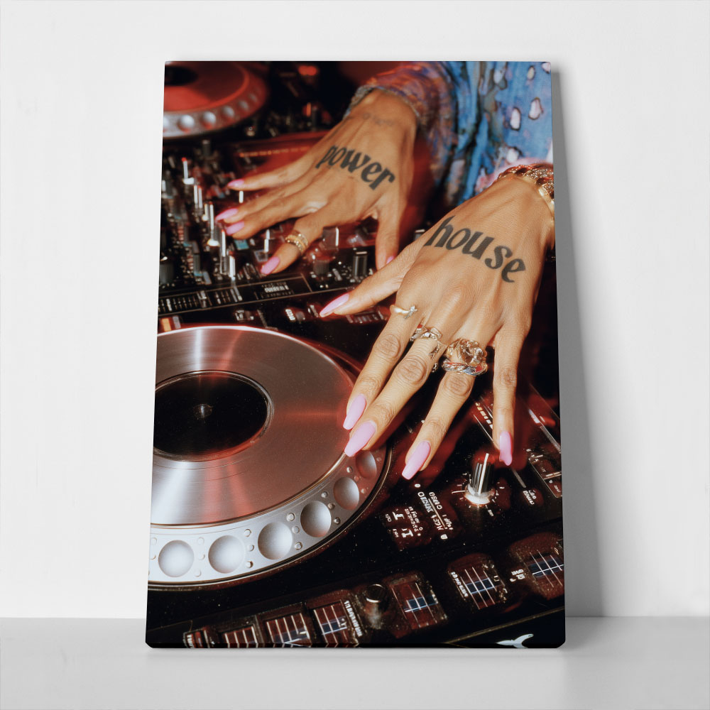 Πίνακας σε Καμβά AFROCENTRIC DJ