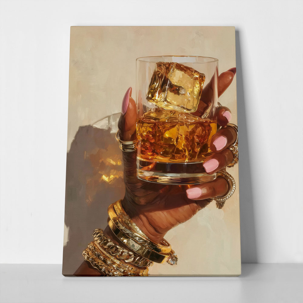 Πίνακας σε Καμβά AFROCENTRIC DRINKING