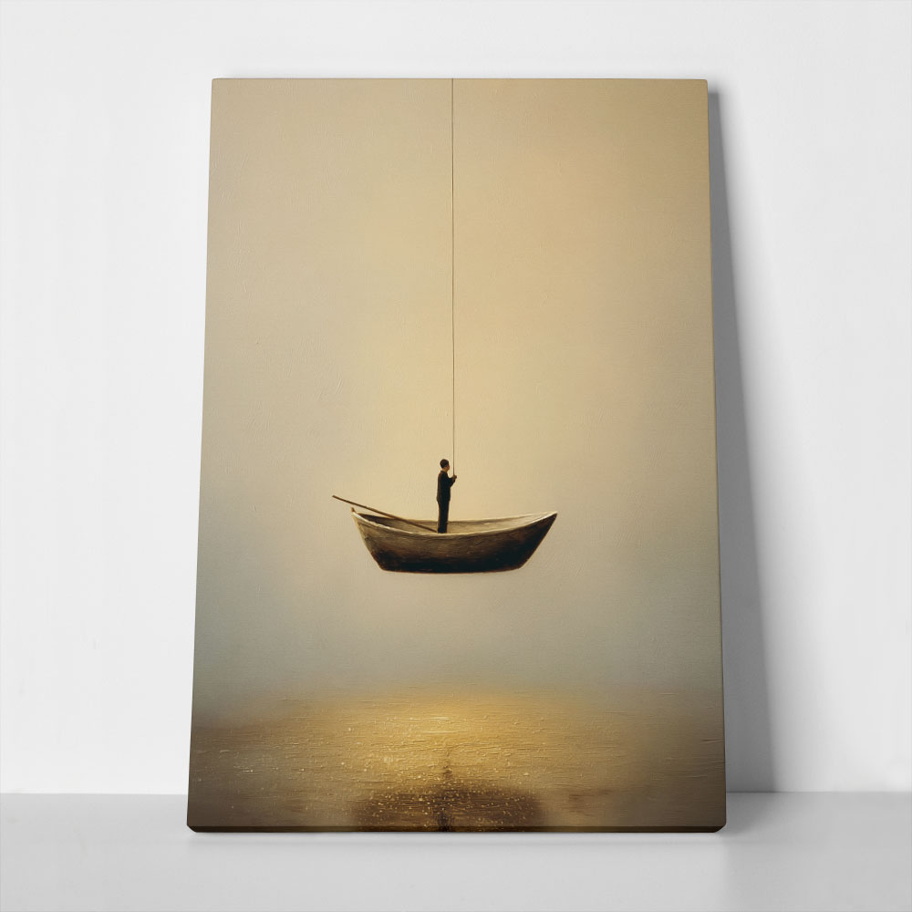 Πίνακας σε Καμβά FLOATING BOAT