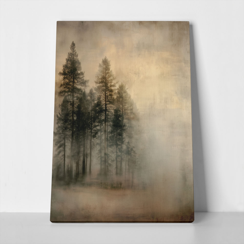 Πίνακας σε Καμβά GRUNGE FOREST