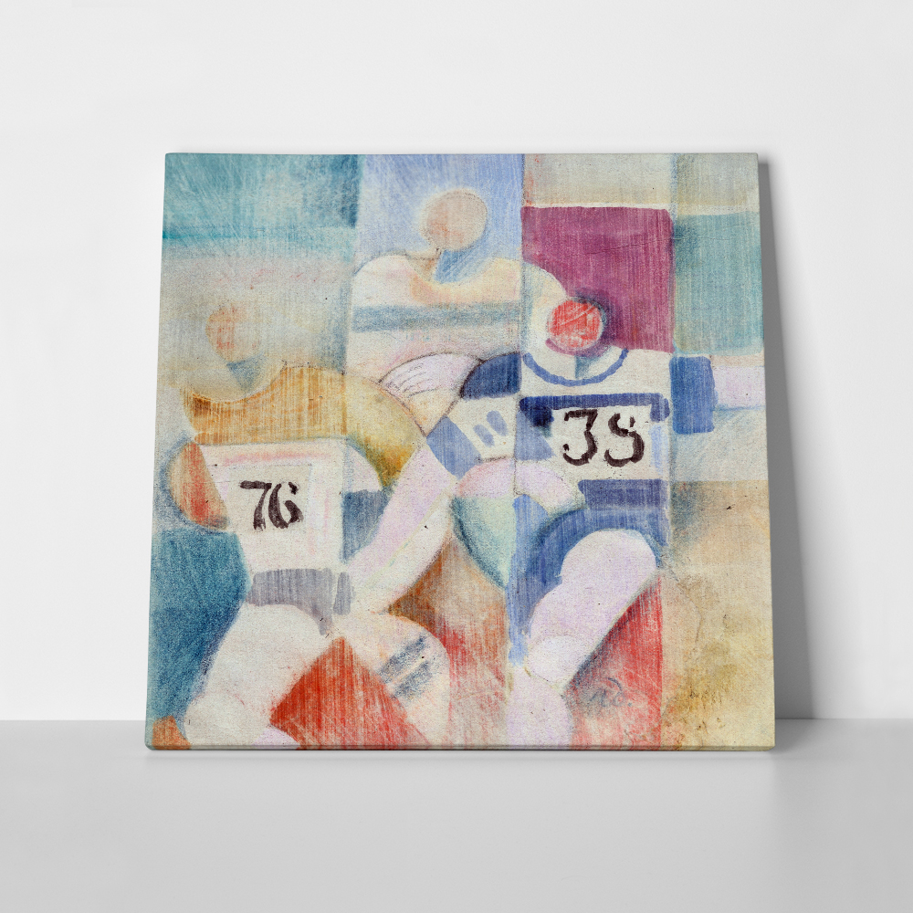 Πίνακας σε Καμβά ROBERT DELAUNAY - THE RUNNERS 1924