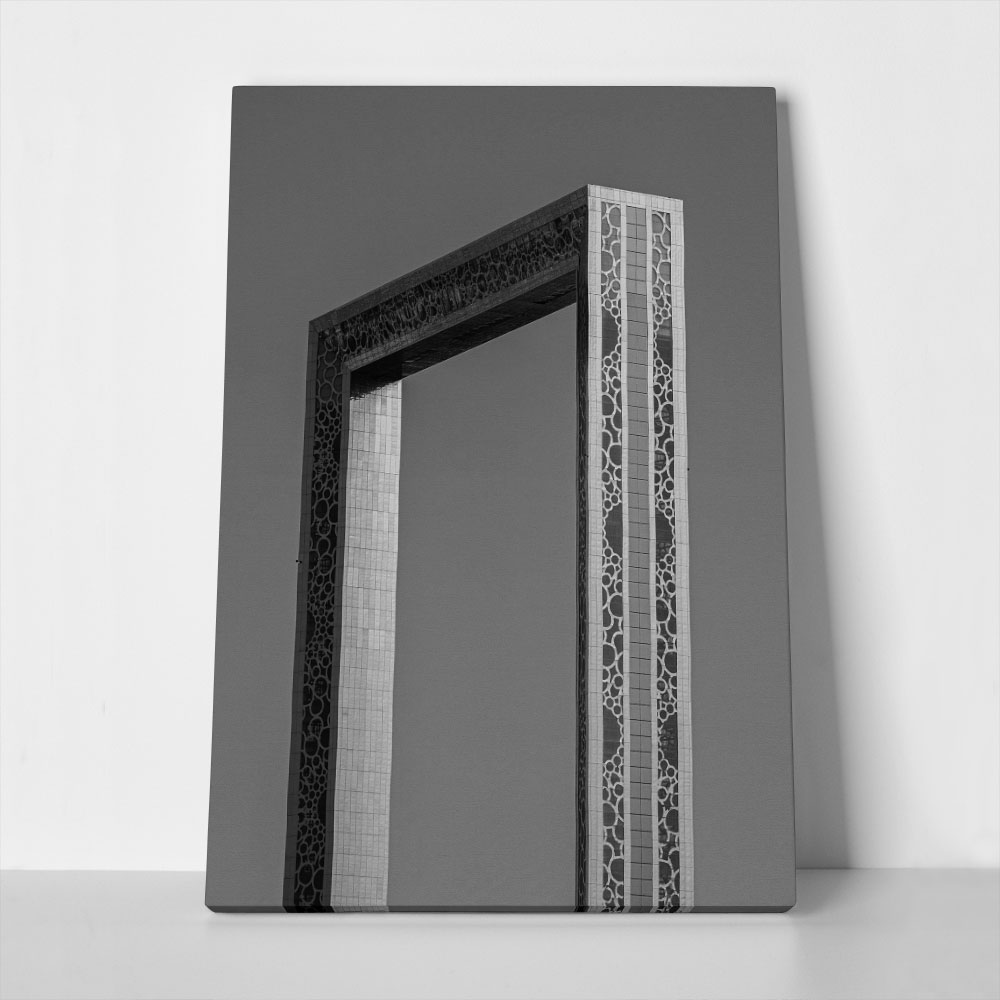 Πίνακας σε Καμβά BLACK AND WHITE ARCHITECTURAL FRAME