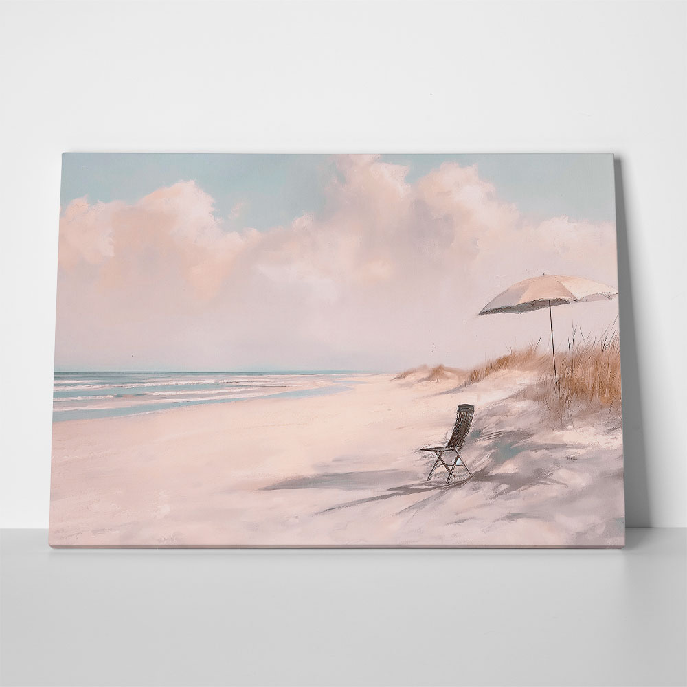 Πίνακας σε Καμβά VINTAGE PASTEL UMBRELLA 12