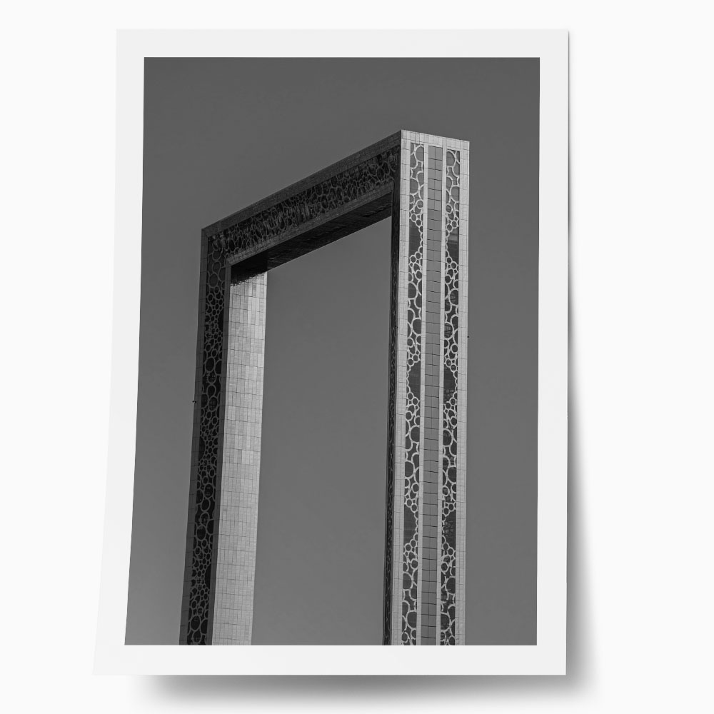 Poster BLACK AND WHITE ARCHITECTURAL FRAME