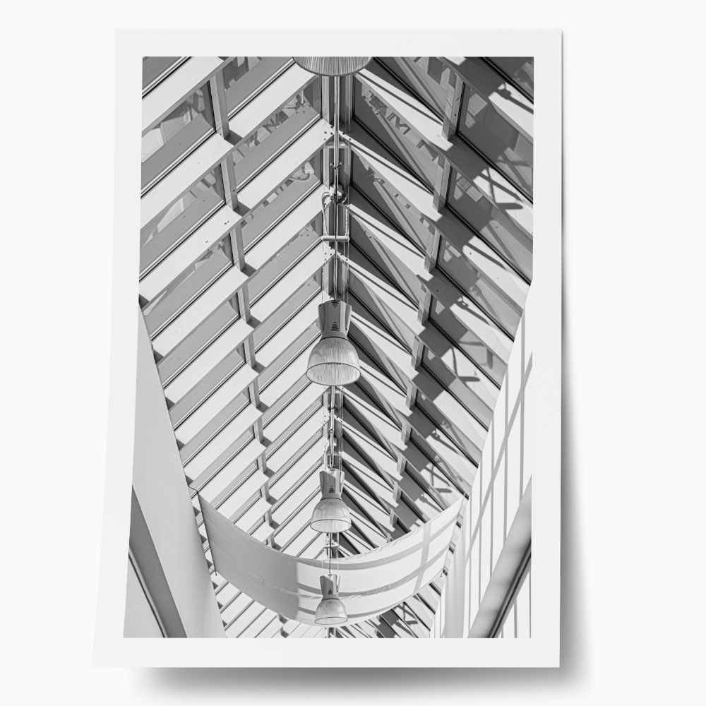 Poster BLACK AND WHITE ARCHITECTURAL SKYLIGHT 5