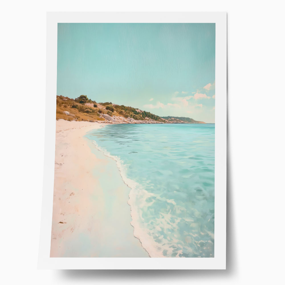 Poster VINTAGE PASTEL BEACH 2